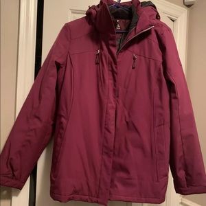 Zero exposure women's large 3-in-1 winter jacket